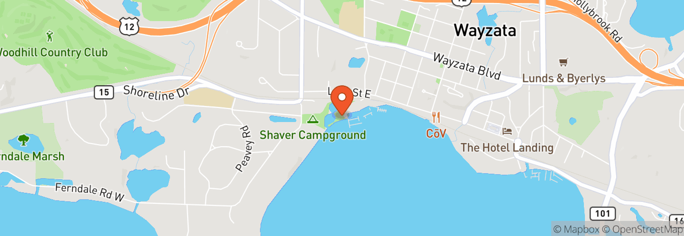 Map of Wayzata Beach