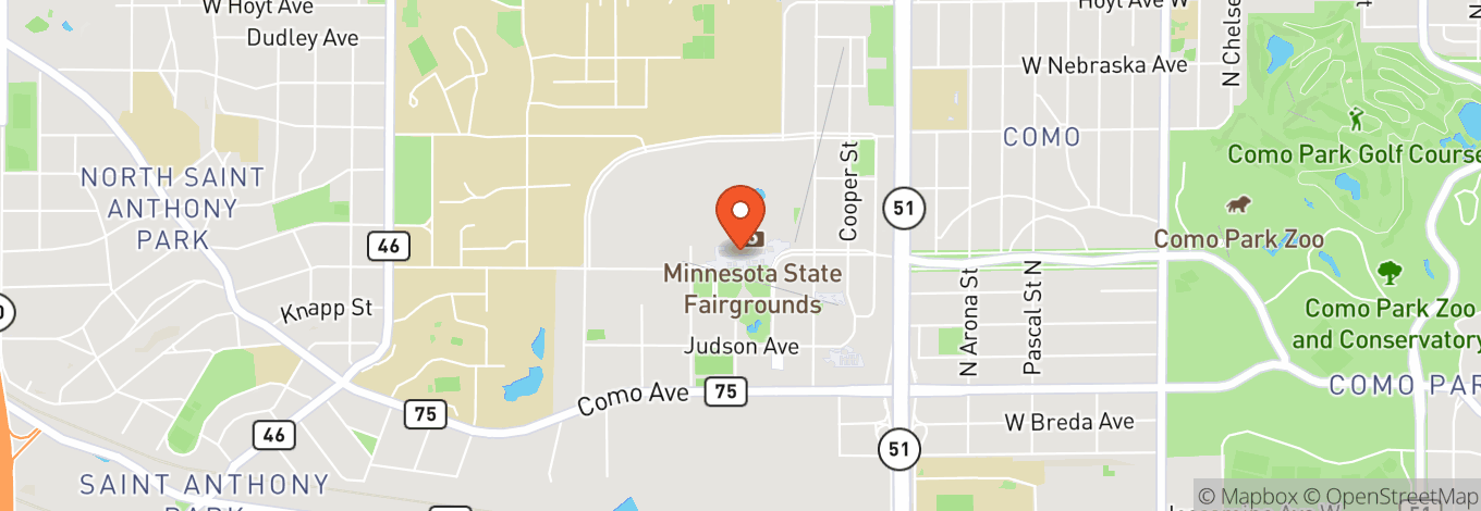 Map of Minnesota State Fair Grandstand