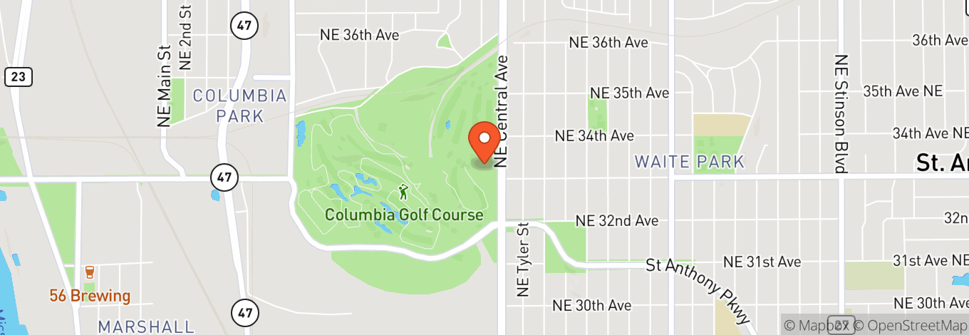 Map of Columbia Golf Club