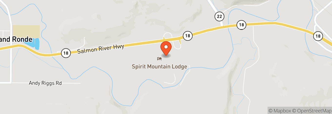 Map of Spirit Mountain Casino