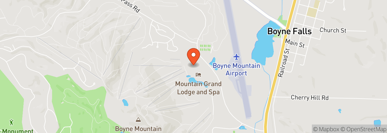 Map of Boyne Mountain Resort, Boyne Falls