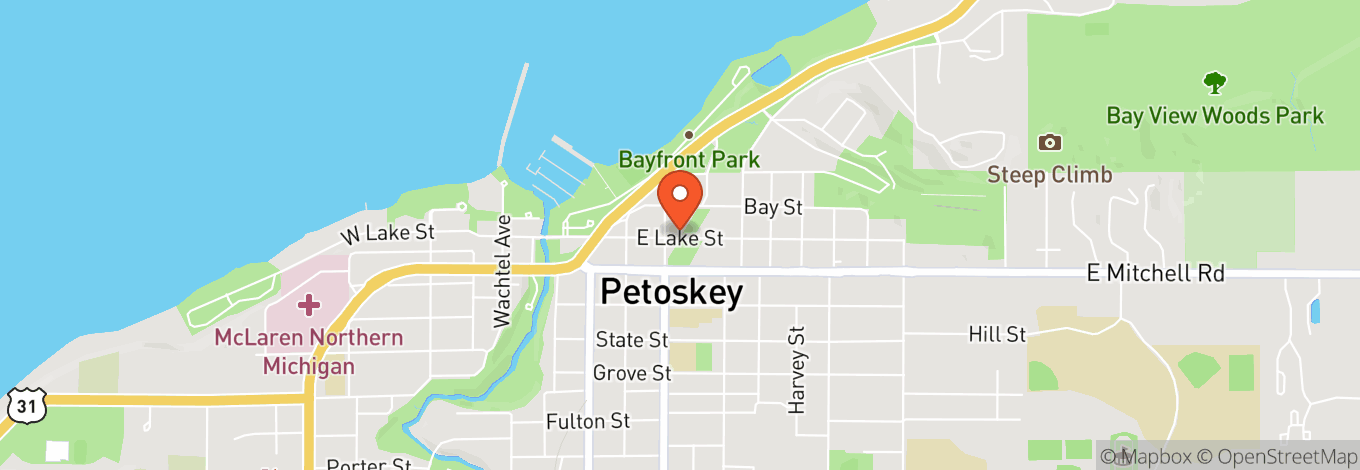 Map of Happy's Taco Shop