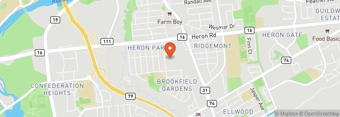 Map of Overflow Brewing Company
