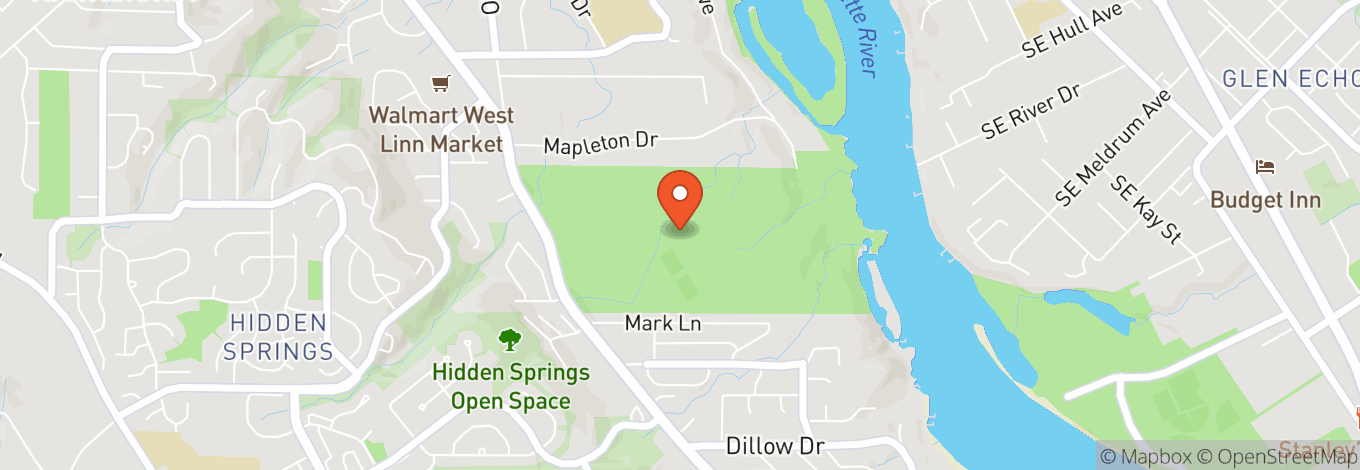Map of Mary S Young Park