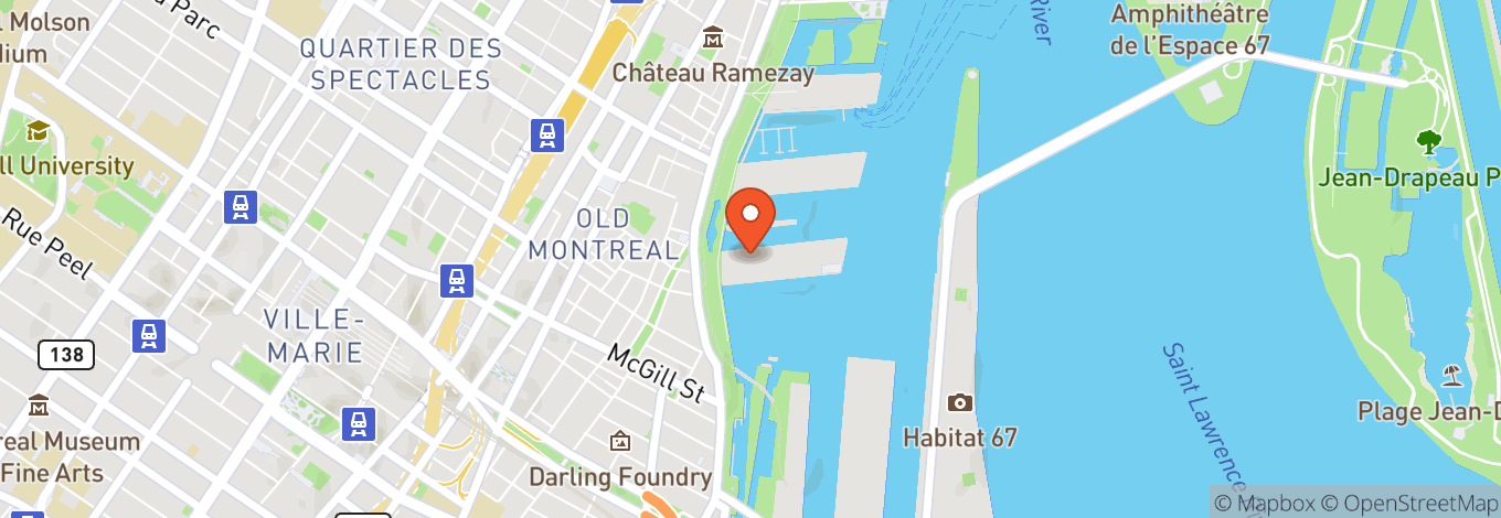 Map of Grand Quai Du Port De Montréal