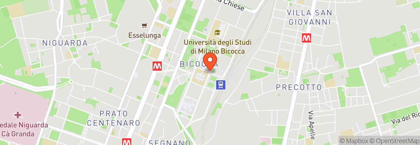 Map of Arcimboldi Theater (Tam Teatro Arcimboldi Milano)