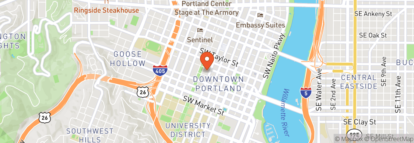 Map of Newmark Theatre