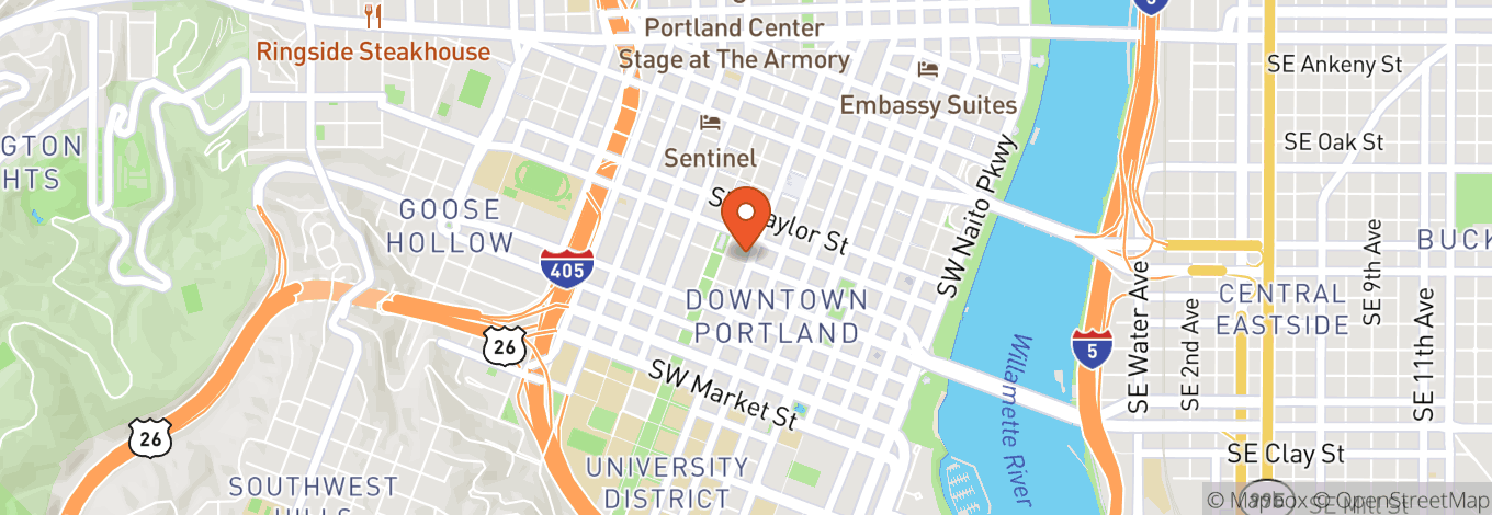 Map of Arlene Schnitzer Concert Hall