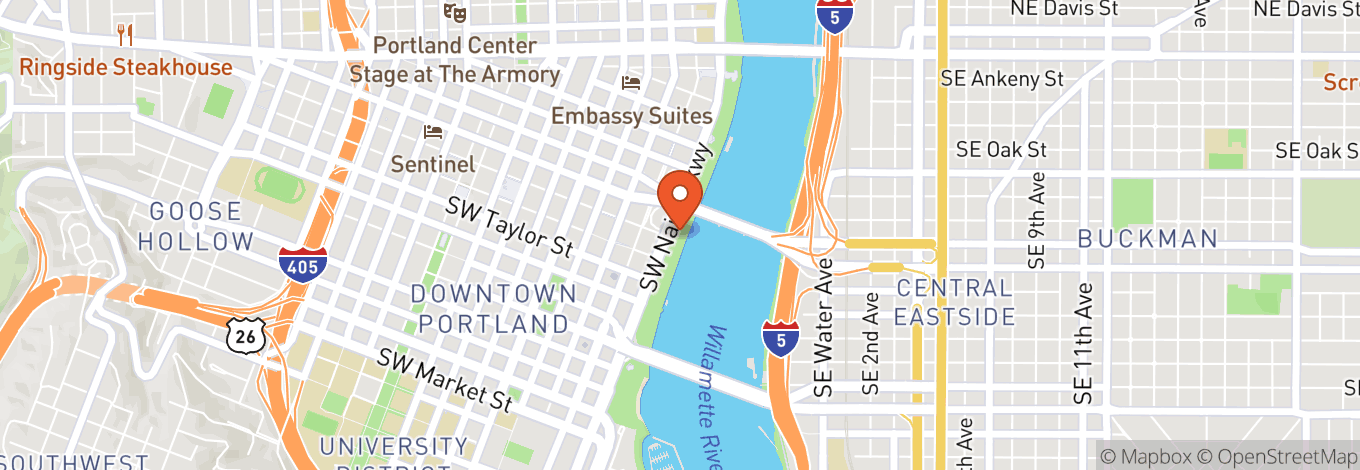 Map of Tom Mccall Waterfront Park