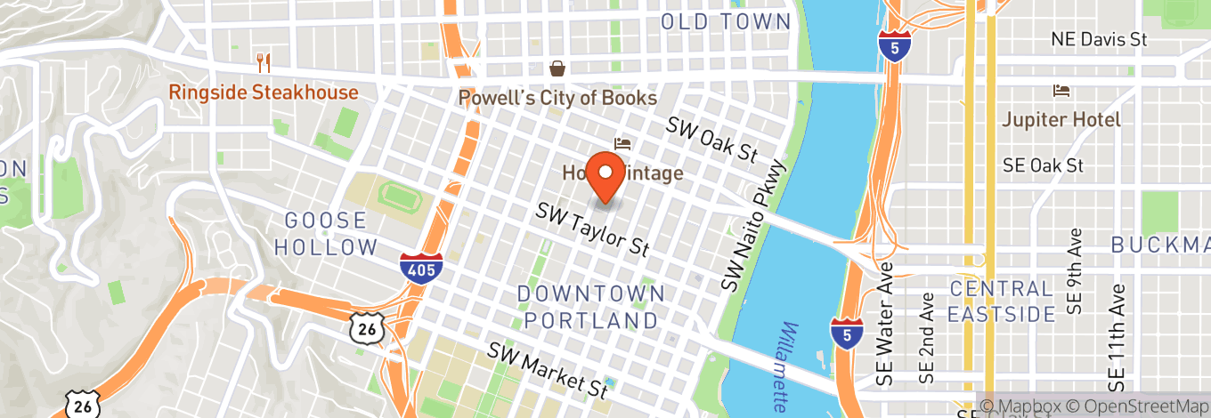 Map of Pioneer Courthouse Square
