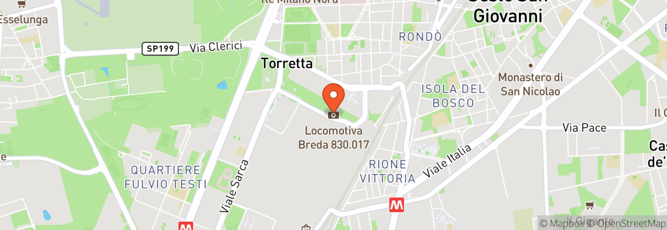 Map of Kozel Carroponte