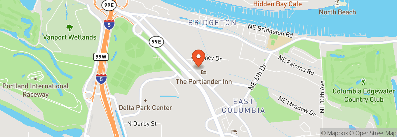 Map of Ponderosa Lounge & Grill