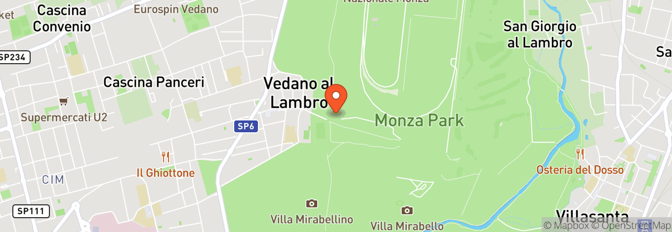 Map of Autodromo Nazionale Monza