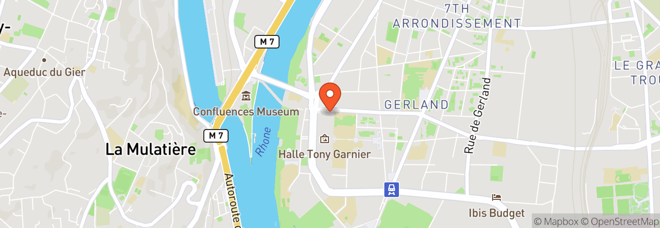 Map of Halle Tony Garnier