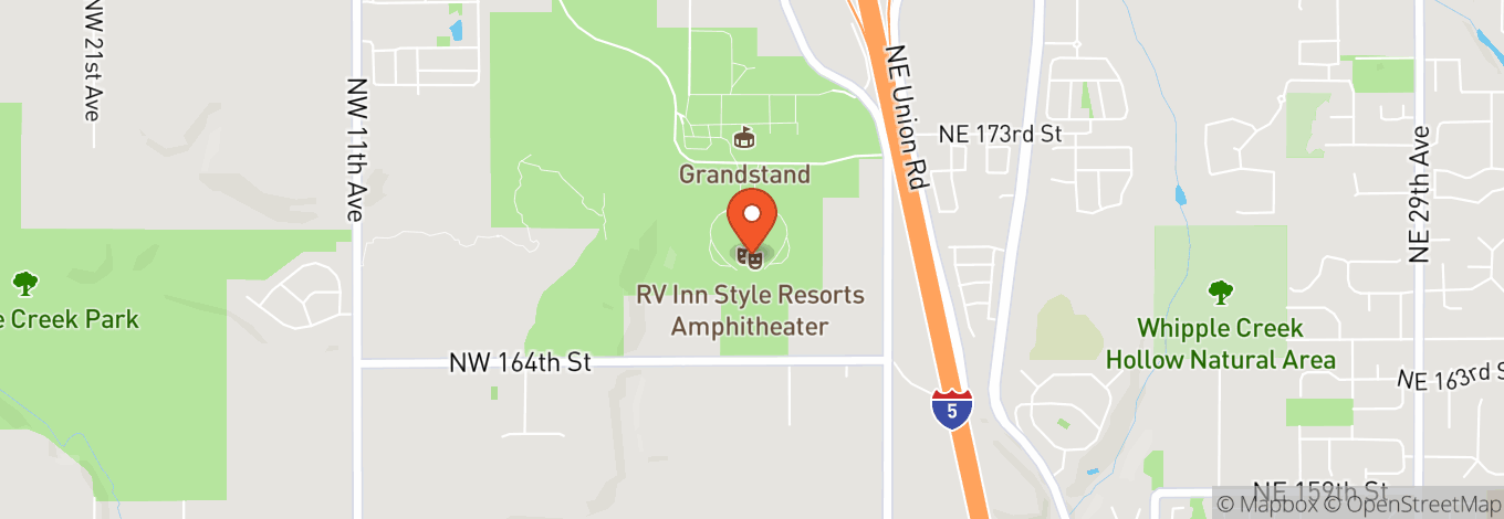 Map of Rv Inn Style Resorts Amphitheater