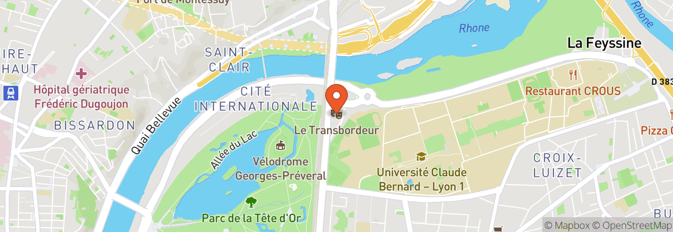 Map of Transbordeur