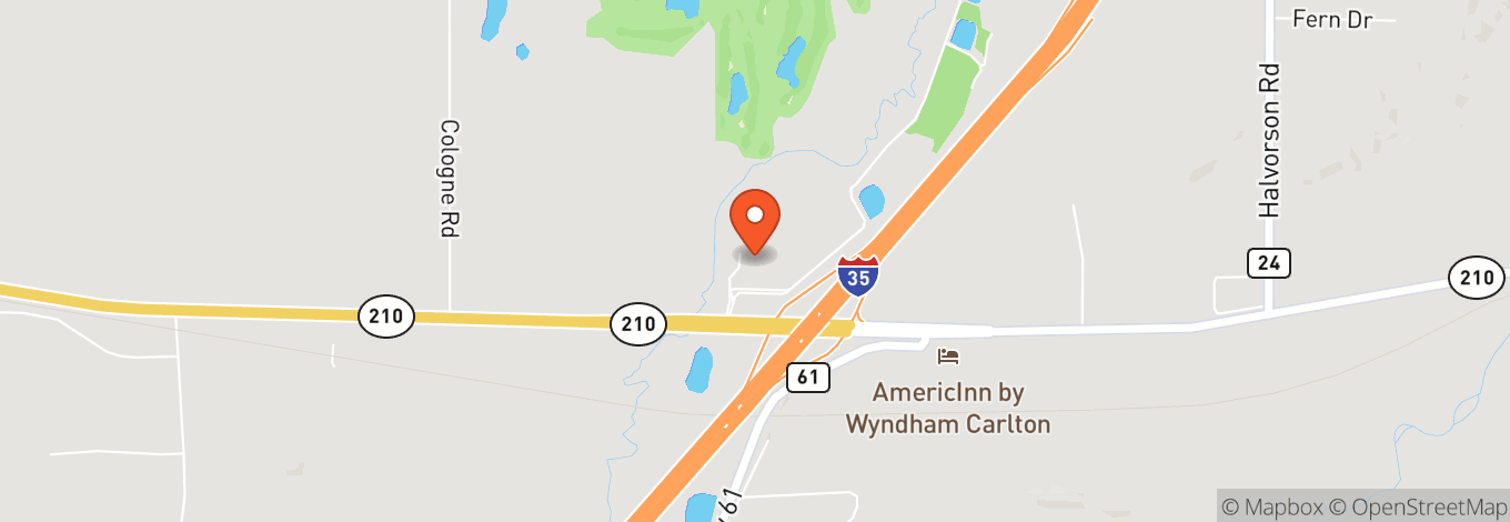 Map of Black Bear Casino Resort