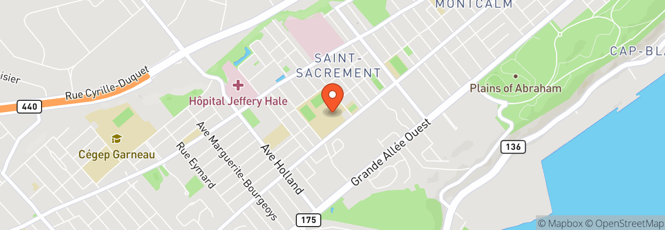 Map of Salle Jean-Paul Tardif