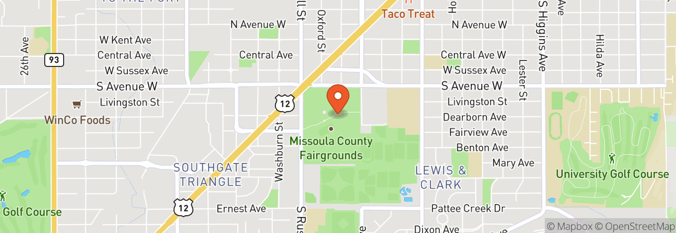Map of Missoula County Fairgrounds