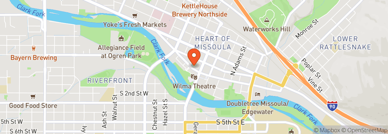 Map of Top Hat