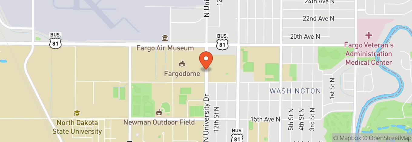 Map of Fargodome