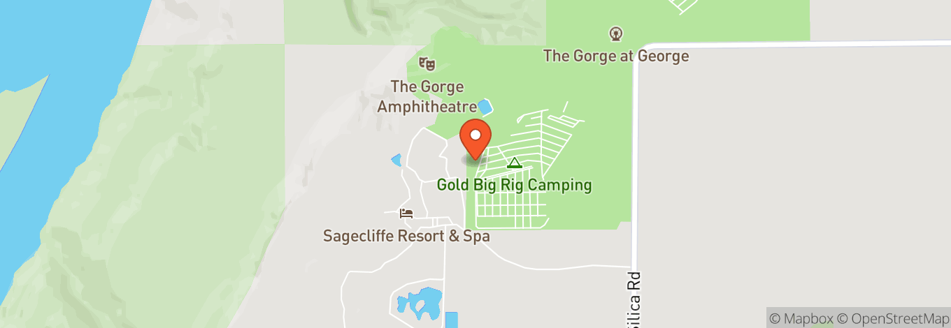 Map of Gorge Amphitheatre