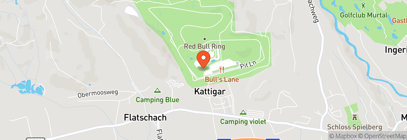 Map of Red Bull Ring