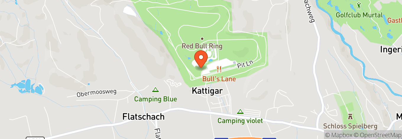 Map of Red Bull Ring