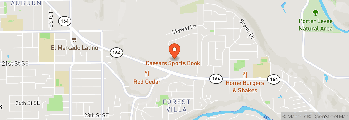 Map of Galaxy at Muckleshoot Casino Resort