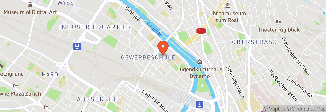 Map of Limmathaus (X-Tra Haus Der Musik)