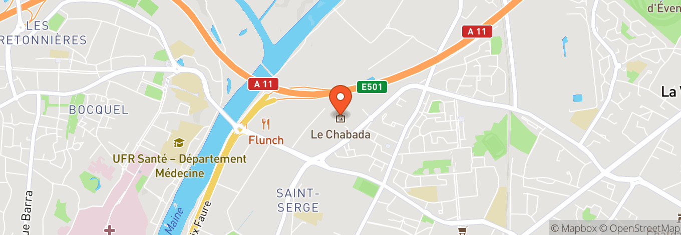 Map of Le Chabada