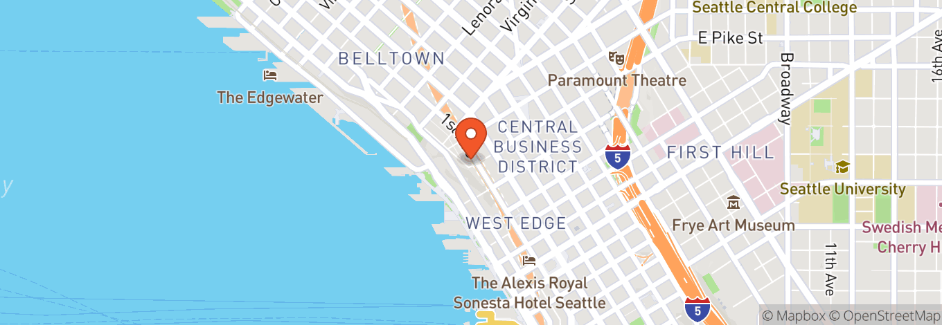 Map of The Rabbit Box Theatre