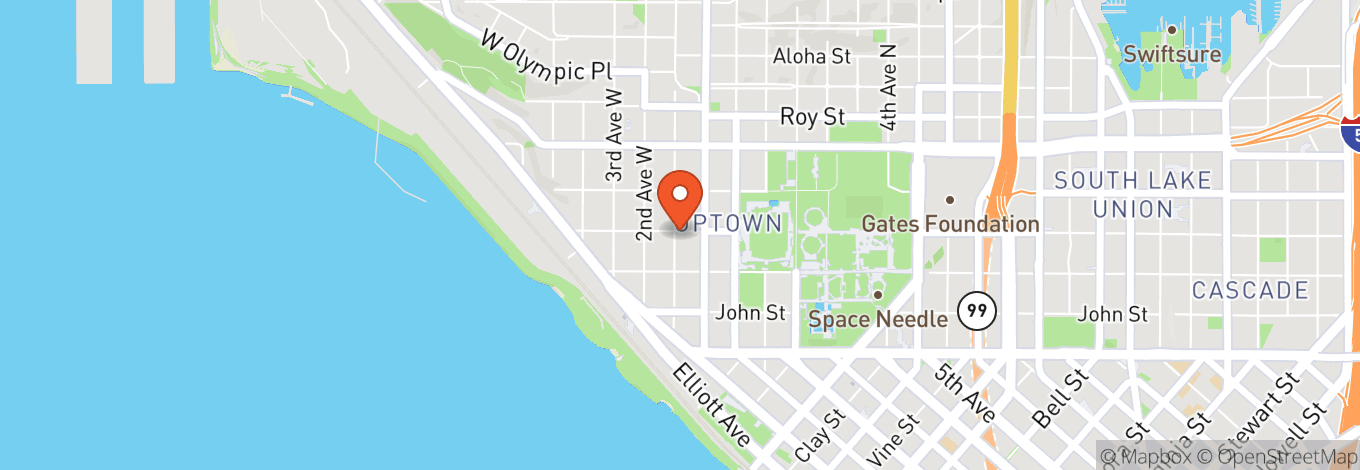 Map of Theater Puget Sound