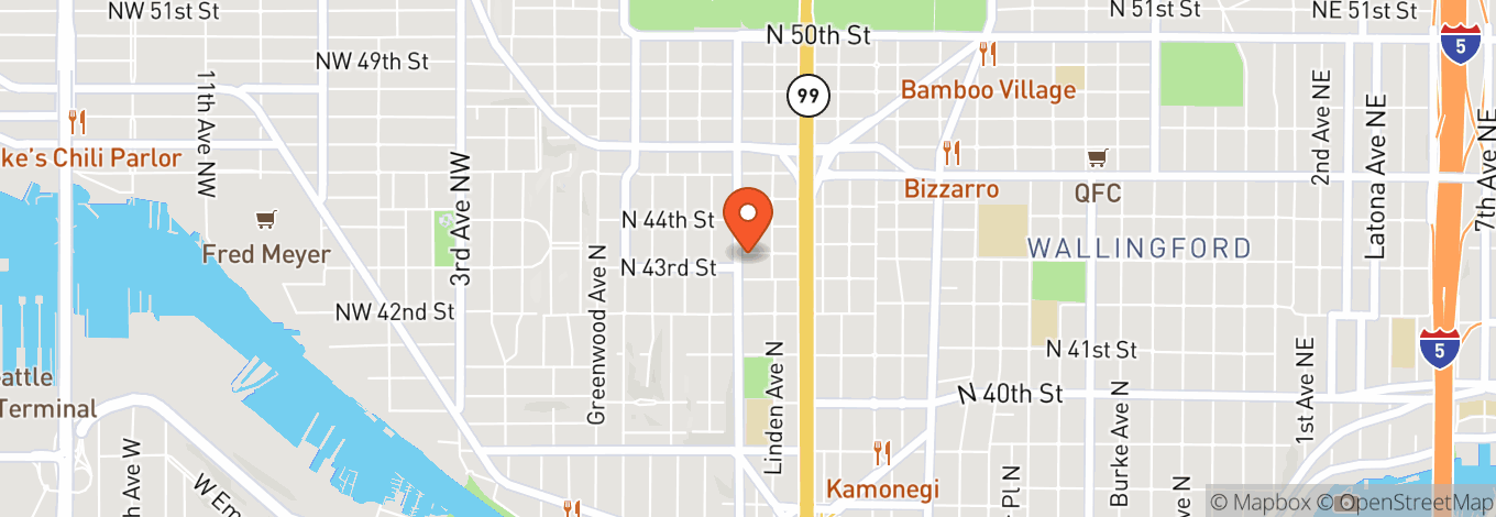 Map of Fremont Abbey Arts Center