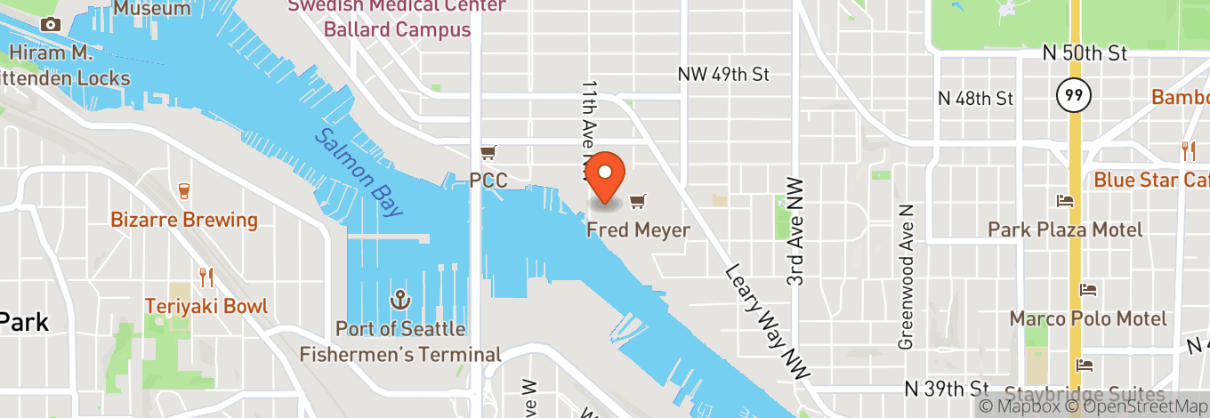 Map of Substation Seattle