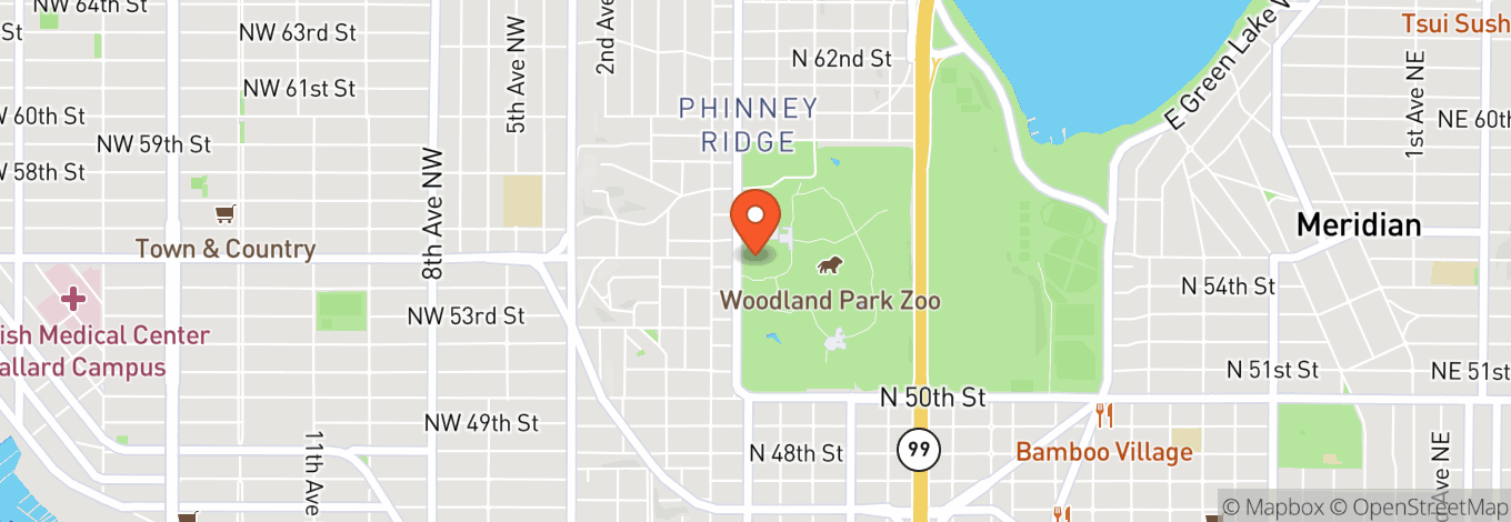 Map of Woodland Park Zoo