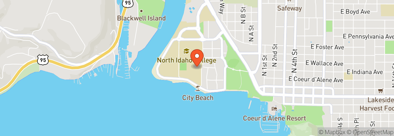 Map of Nic Boswell Hall / Schuler Performing Arts Center