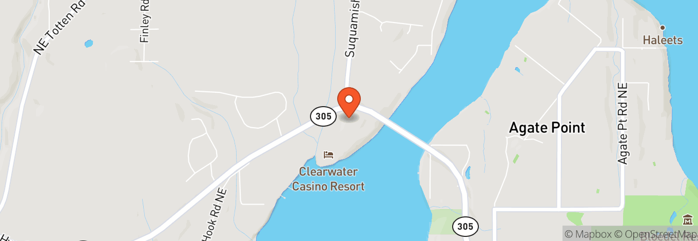 Map of Suquamish Clearwater Resort Lawn