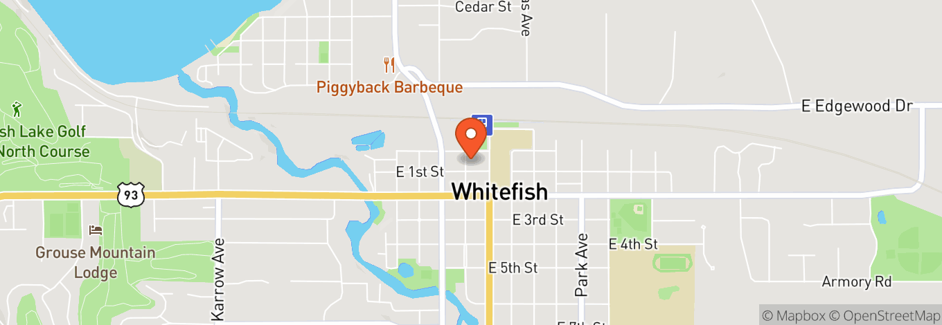 Map of The Great Northern Bar & Grill