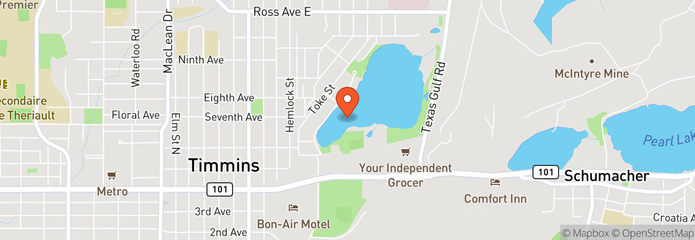 Map of Hollinger Park