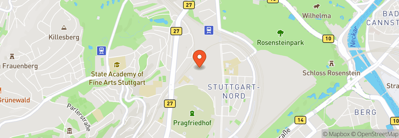 Map of Wagenhallen Stuttgart