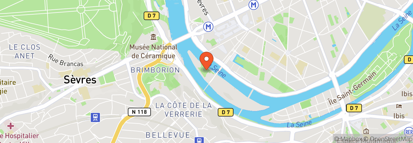 Map of La Seine Musicale
