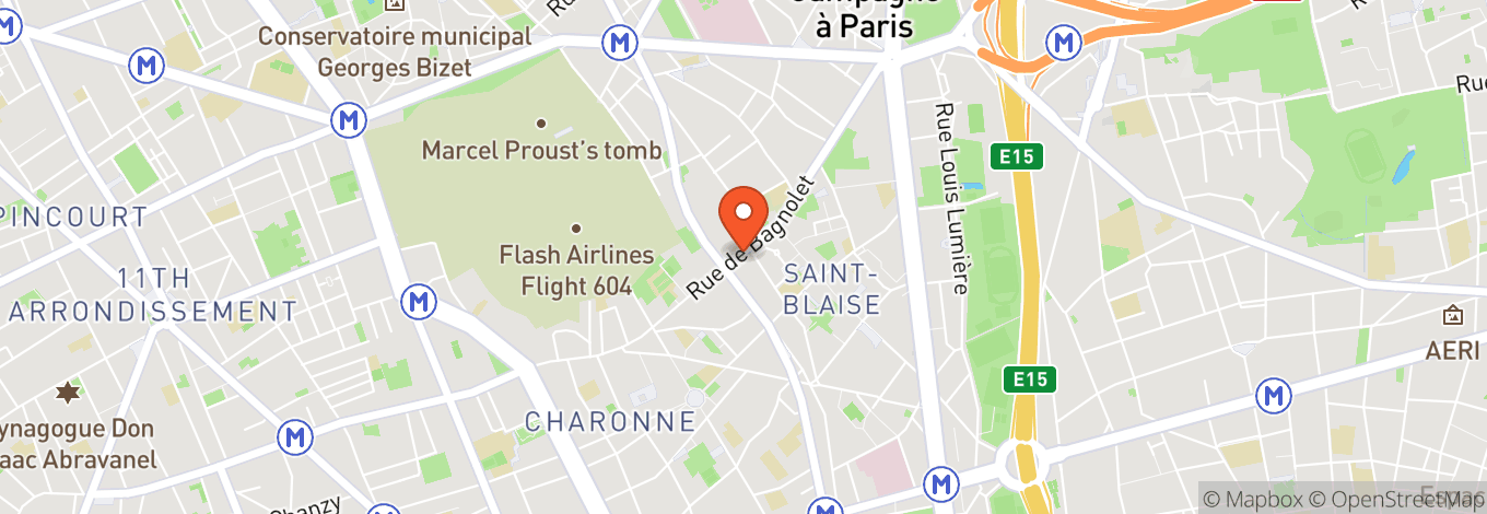 Map of La Fleche D'or