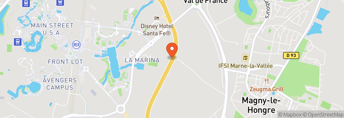 Map of Disneyland Paris