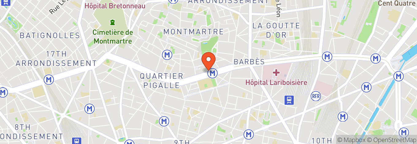 Map of Élysée Montmartre