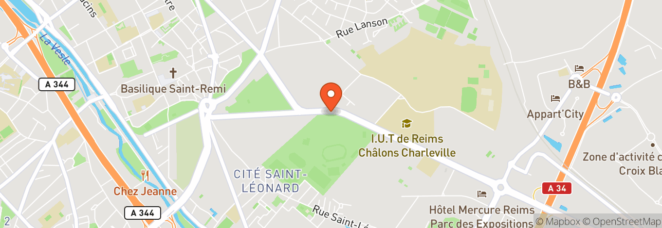 Map of Parc De Champagne