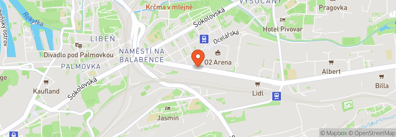 Map of O2 Arena