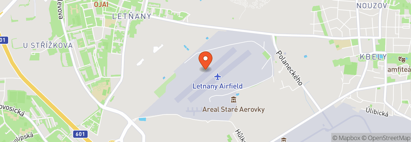 Map of Letnany Airport