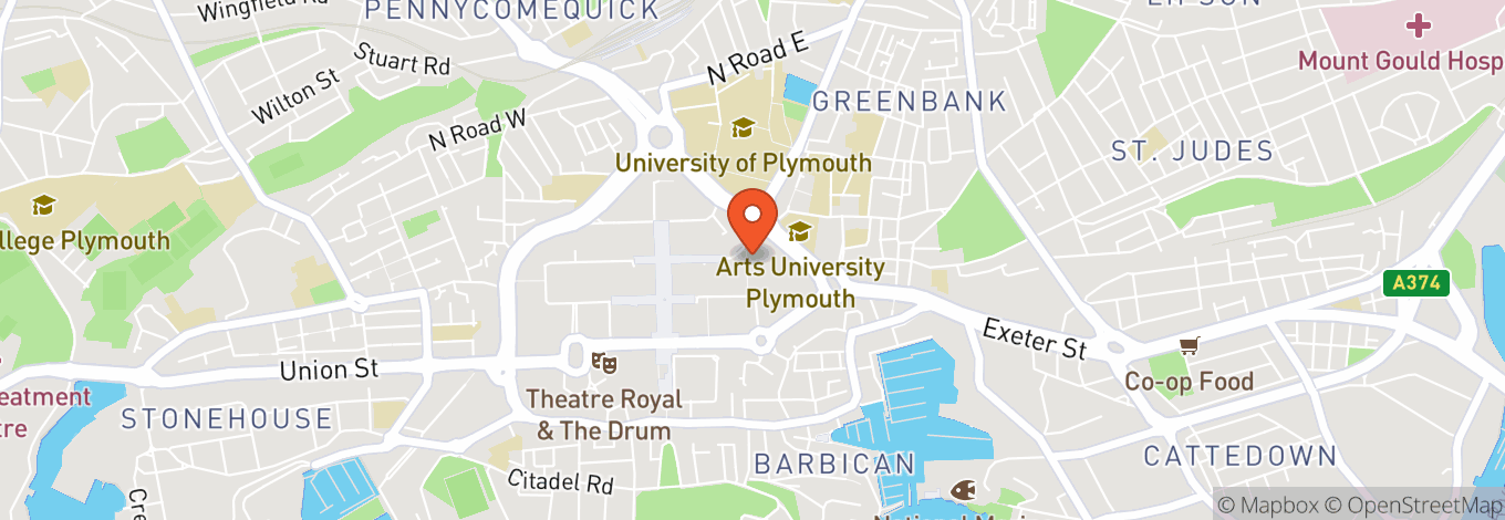 Map of Waterstones Plymouth - Drake Circus