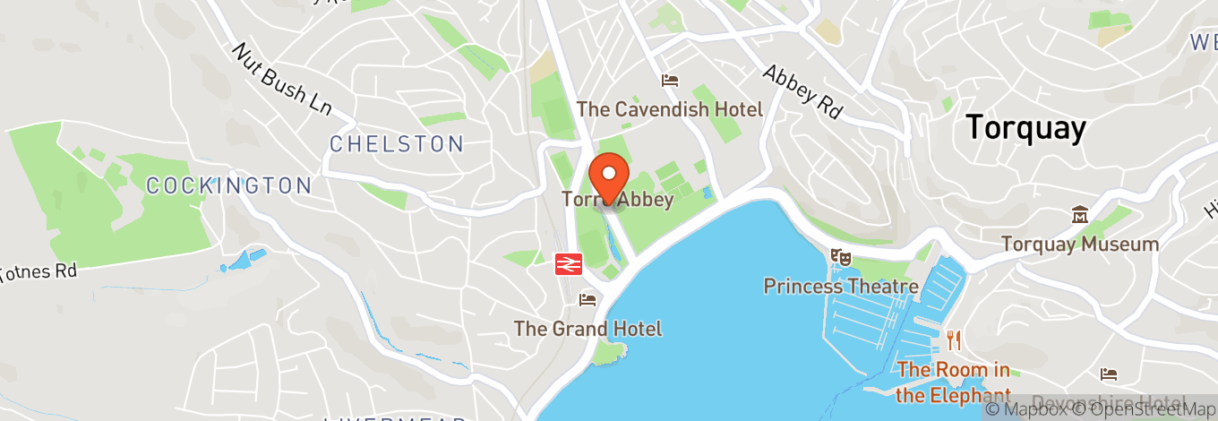 Map of Torre Abbey